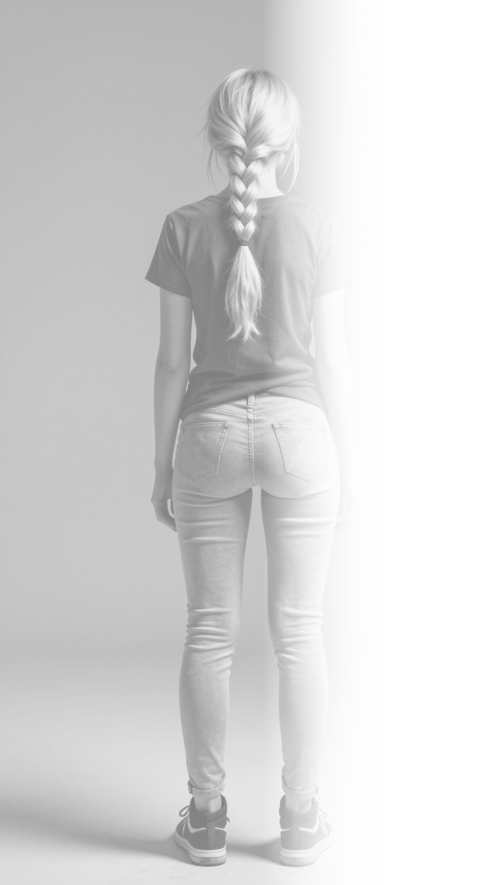 Gearchiveerde visualisatie van Theresa uit 2025. Dossier status: Theresa (2025) // Asset Log